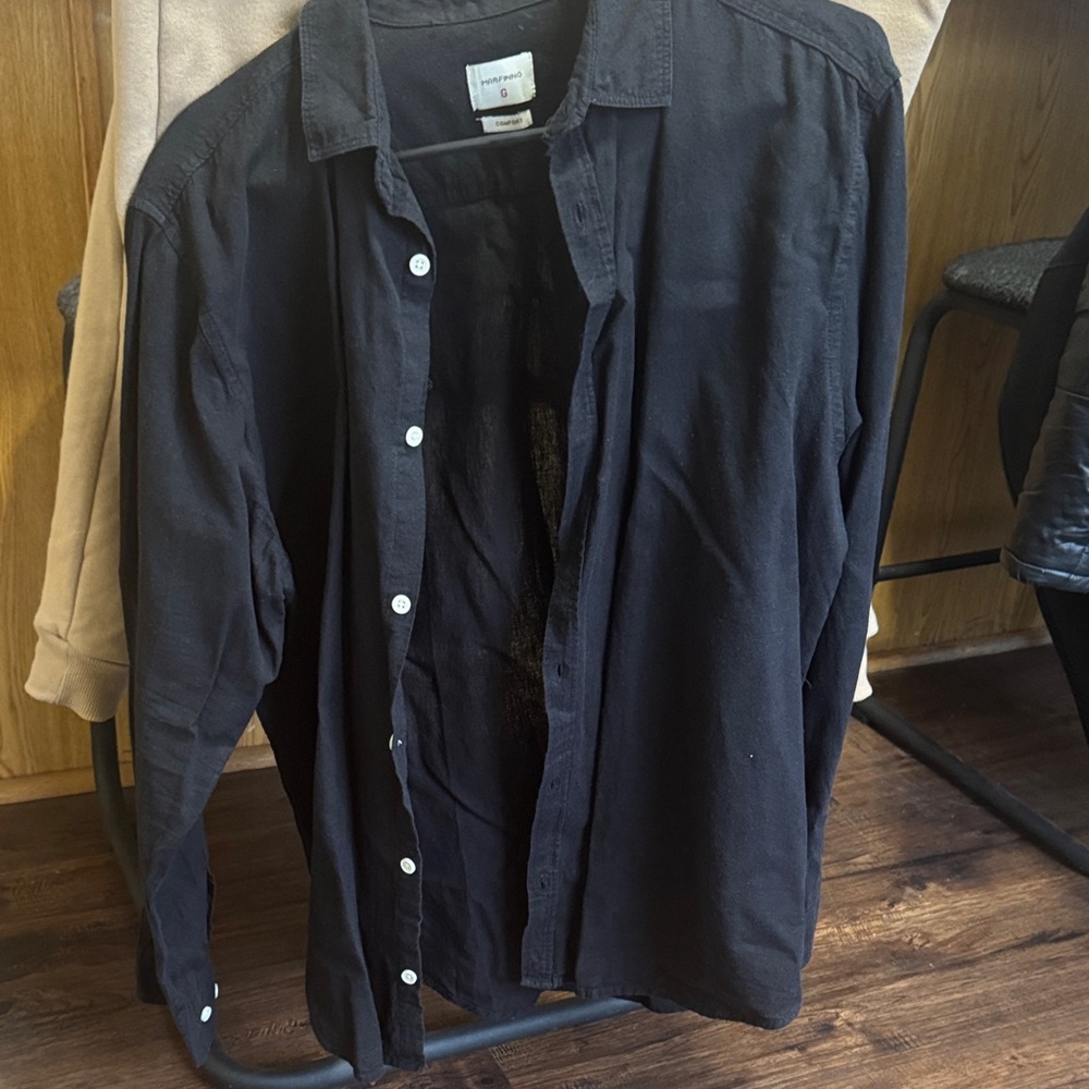 Black Button-Up Shirt